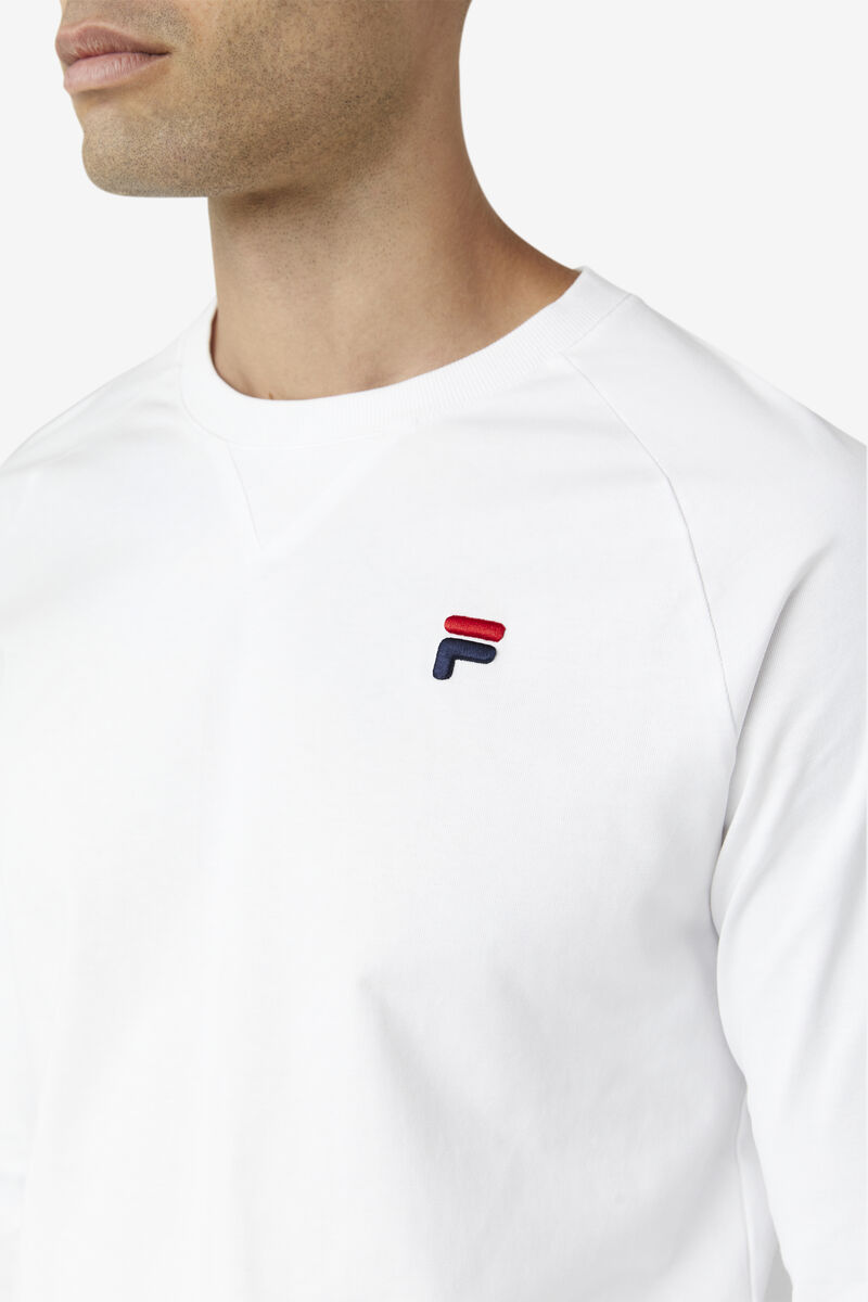 Fila Flynn Long Sleeve White | ongag2ZToIq