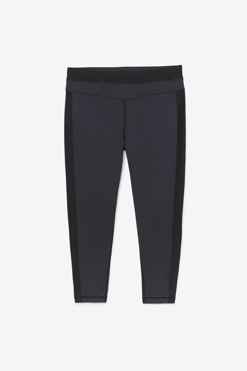 Fila Forza Texture High Waist Legging Black | Mzrjc52aepW