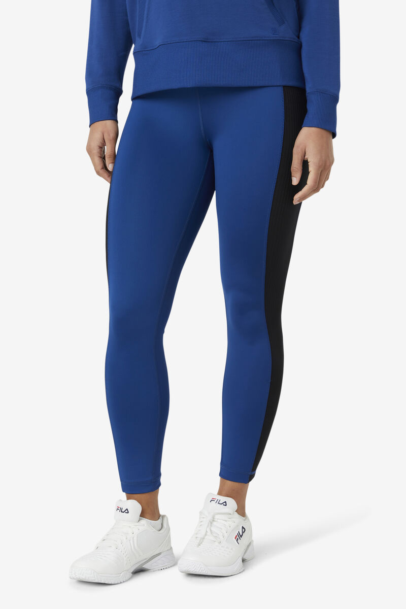 Fila Forza Texture High Waist Legging Navy / Black | fxJUngdqlkn