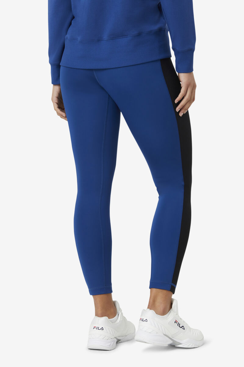 Fila Forza Texture High Waist Legging Navy / Black | fxJUngdqlkn