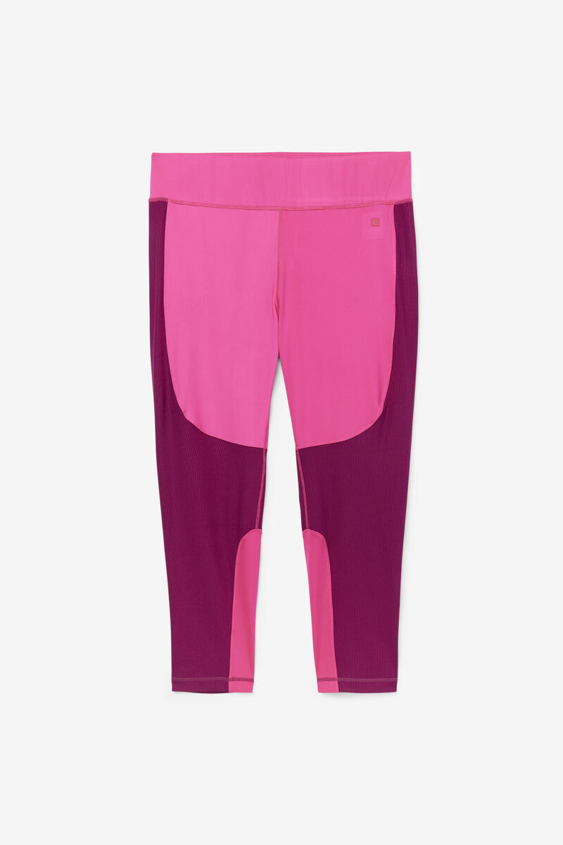 Fila Forza Textured Long Legging Light Pink / Purple | mKwJcKtRhVB