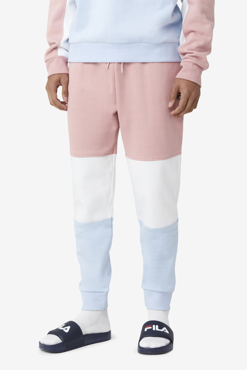 Fila France Pant Pink Grey / White / Blue | eJMYYCfI6zO