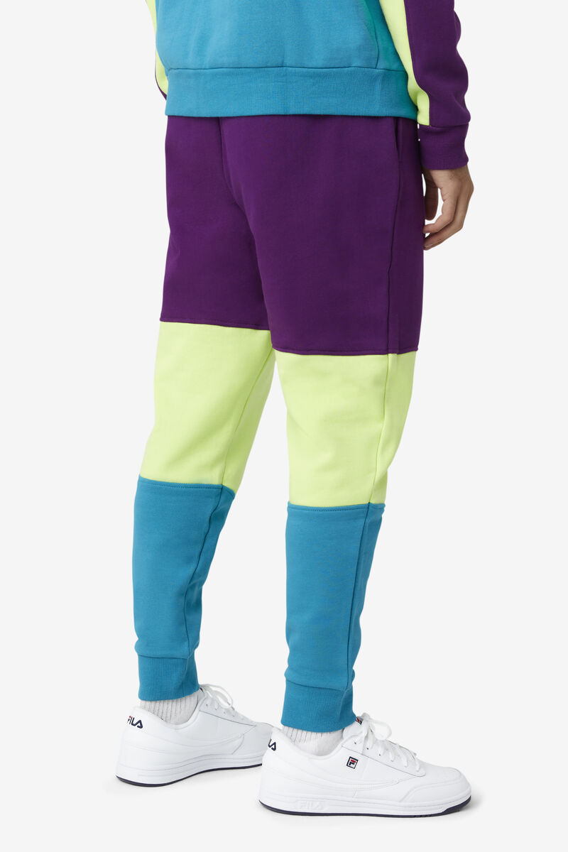 Fila France Pant Purple / Green | nuDNI6OUvHl