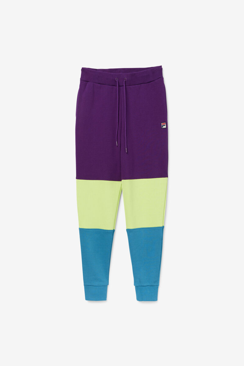 Fila France Pant Purple / Green | nuDNI6OUvHl