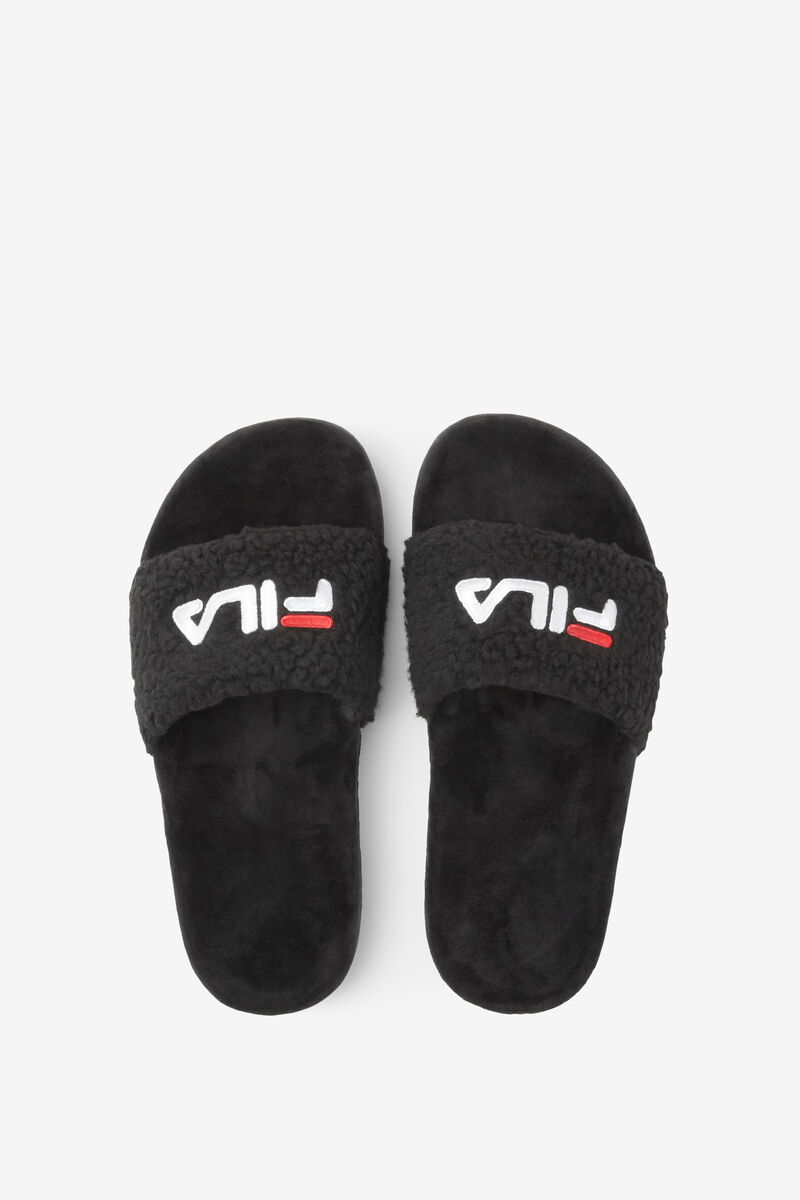 Fila Fuzzy Drifter Black / Red / White | 2uNXg9vPM1N