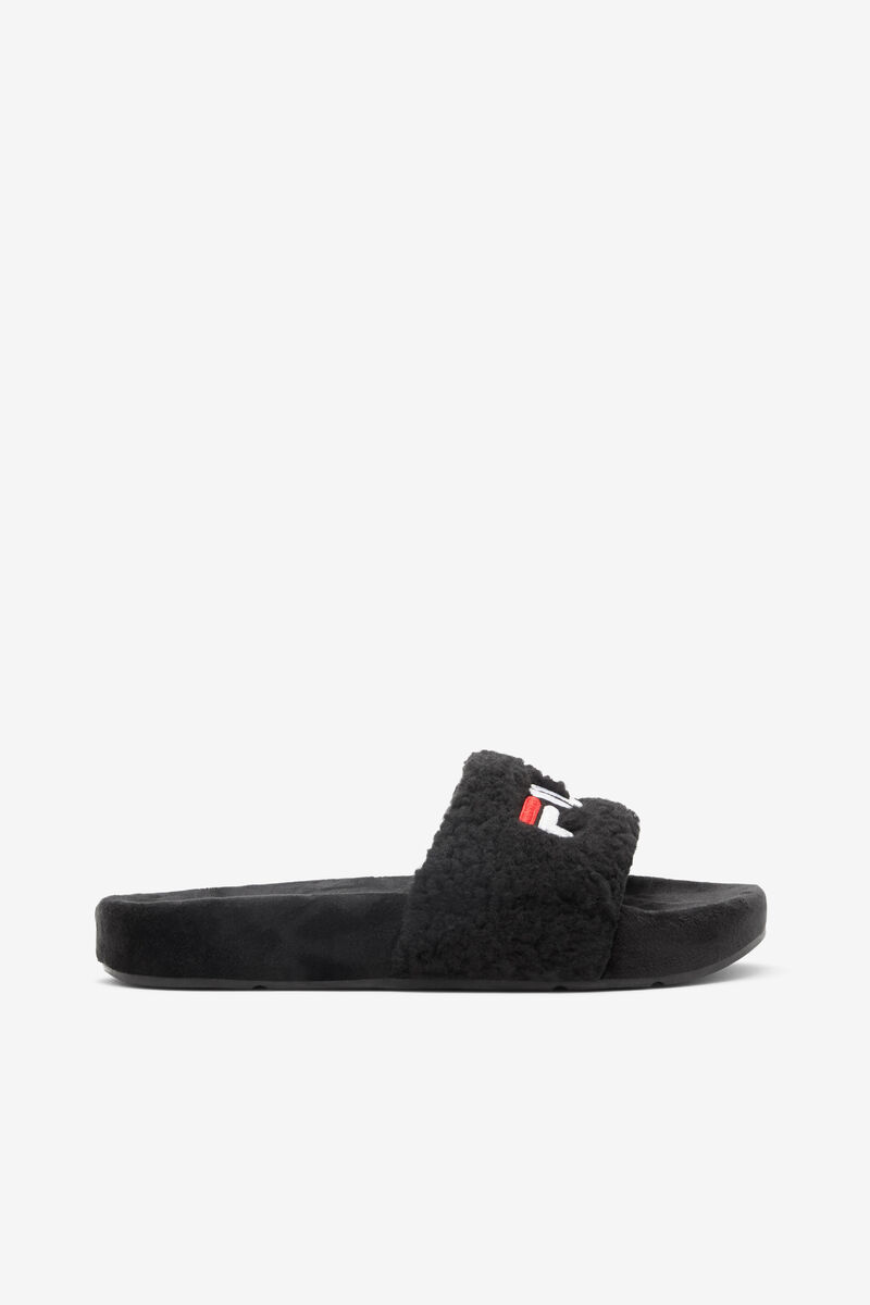 Fila Fuzzy Drifter Black / Red / White | 2uNXg9vPM1N