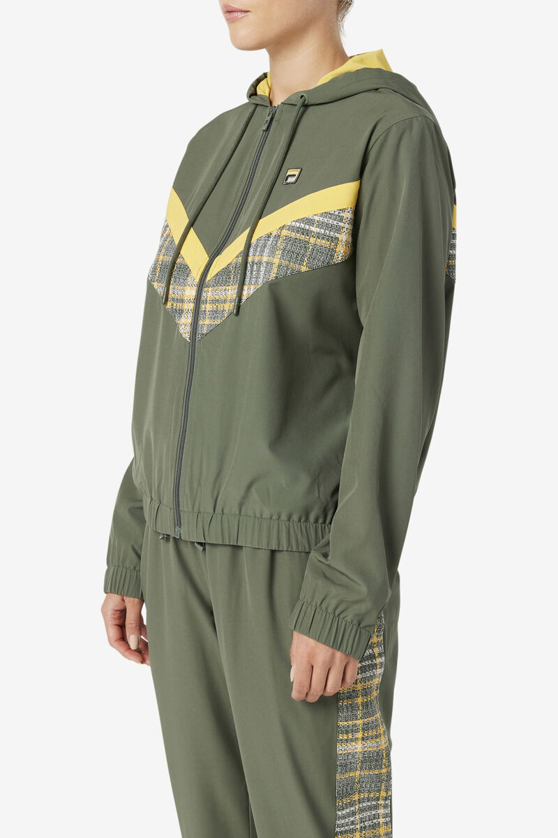 Fila Gemma Wind Jacket Olive | alvwnmf4jXK