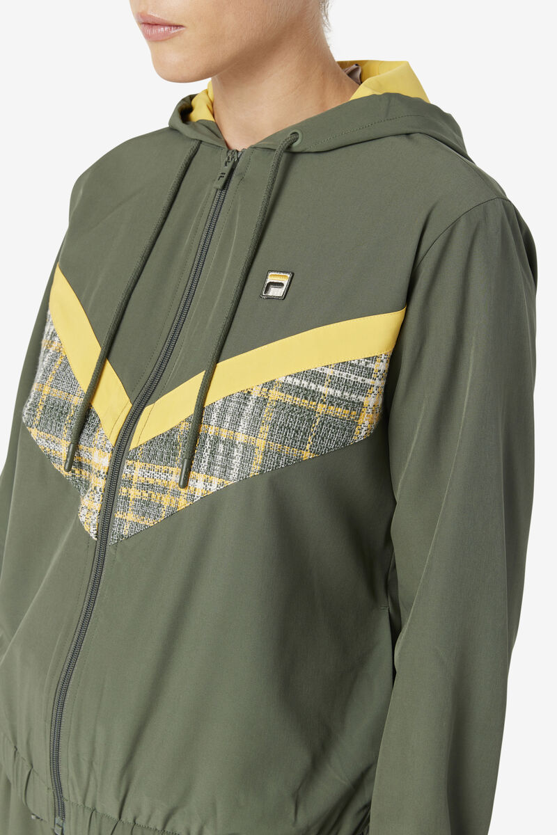 Fila Gemma Wind Jacket Olive | alvwnmf4jXK