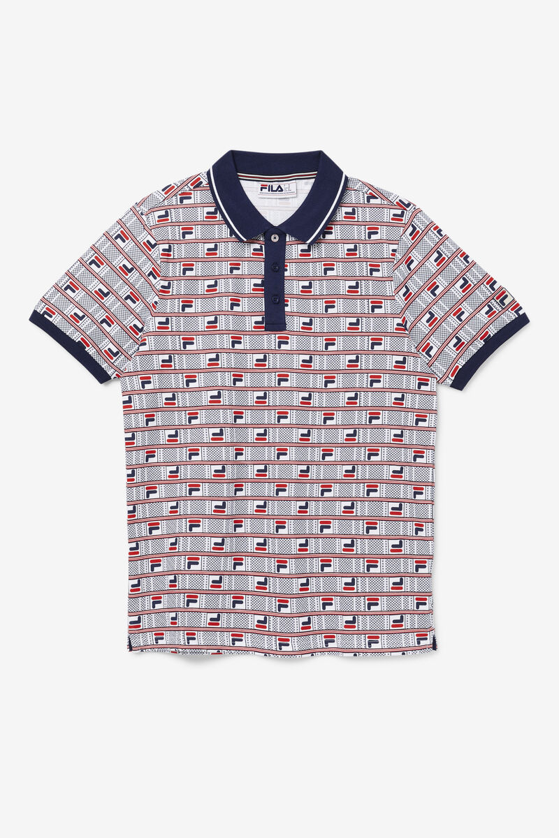 Fila Gianni Polo Navy / White / Red | x6lRjZtwF1r