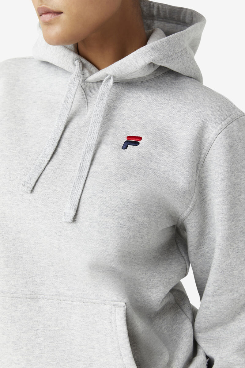 Fila Godfrey Hoodie Light Grey | 5zOKMkzpsR6