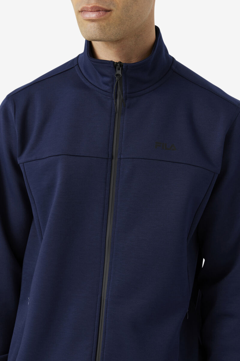 Fila Gonal Zip Jacket Navy / Black | yrQXLXNRXHP