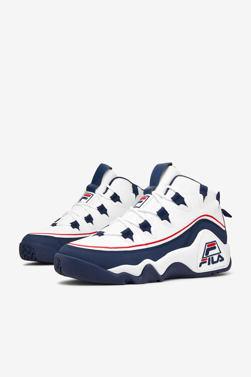 Fila Grant Hill 1 Offset White / Navy / Red | r1bZHsnNxh1