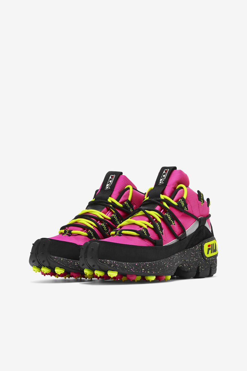 Fila Grant Hill 1 X Trailpacer Pink / Black / Yellow | mPDtIfmjvtD