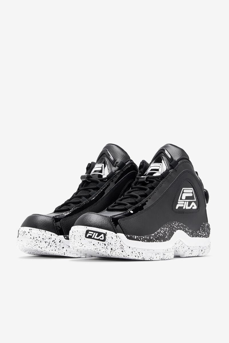 Fila Grant Hill 2 Basketball Shoes | Fila Black / White / Black | 91hrOMmuVLc