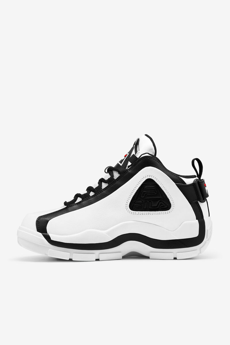 Fila Grant Hill 2 Shoes Black Colorway | Fila White / Black / Red | QQjYXDwdozv