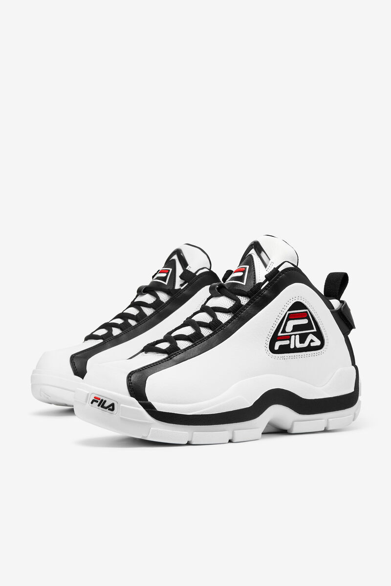 Fila Grant Hill 2 Shoes Black Colorway | Fila White / Black / Red | QQjYXDwdozv