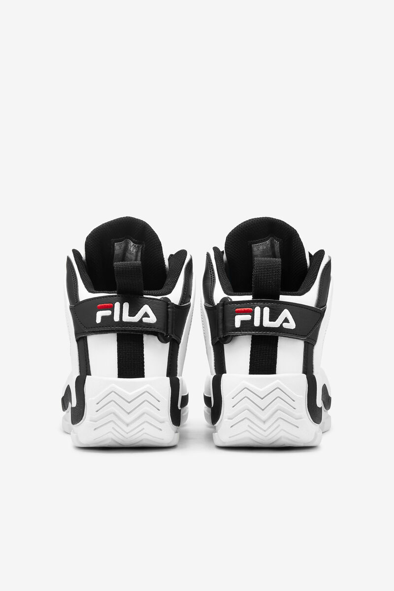 Fila Grant Hill 2 Shoes Black Colorway | Fila White / Black / Red | QQjYXDwdozv