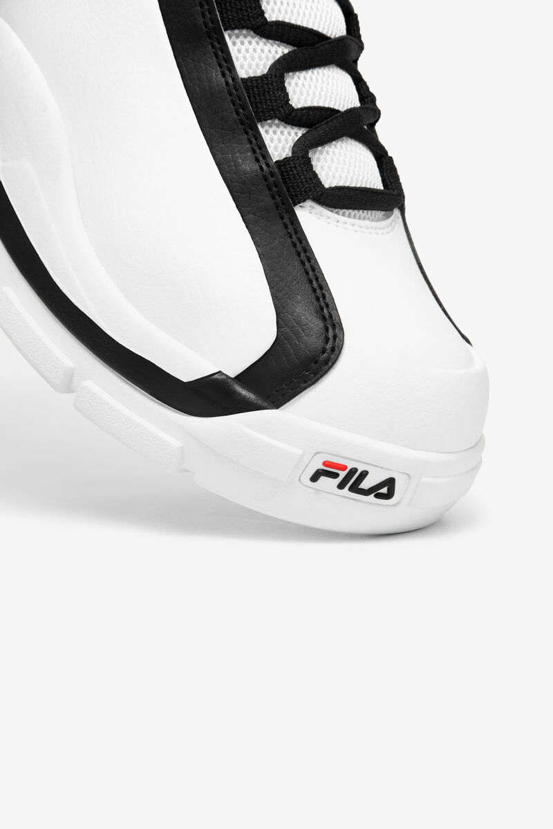 Fila Grant Hill 2 Shoes Black Colorway | Fila White / Black / Red | QQjYXDwdozv