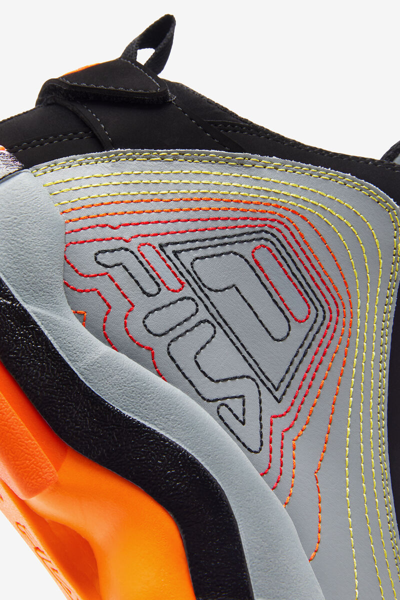 Fila Grant Hill 2 Stitch Black / Red Orange | KjNIL7QOZbH