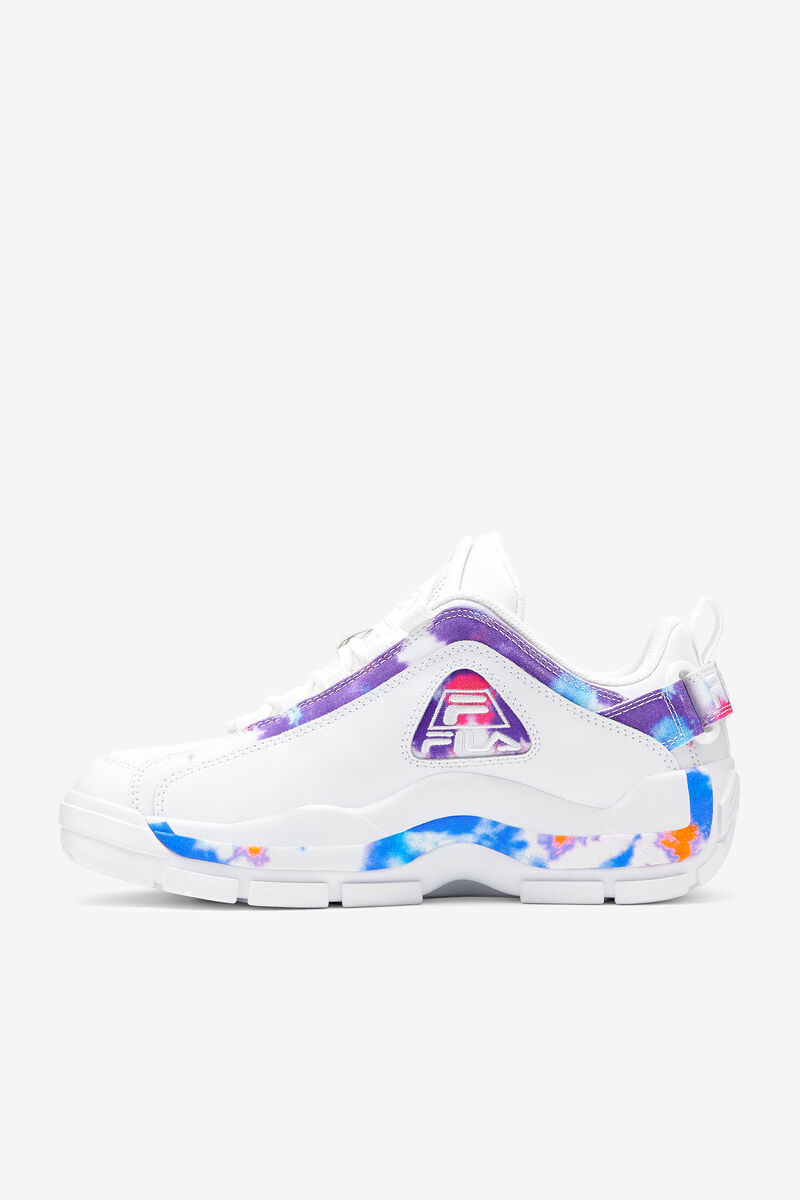 Fila Grant Hill 2 Tie Dye Low - Sneakers & Lifestyle | Fila White / White | aQOqszUiy91