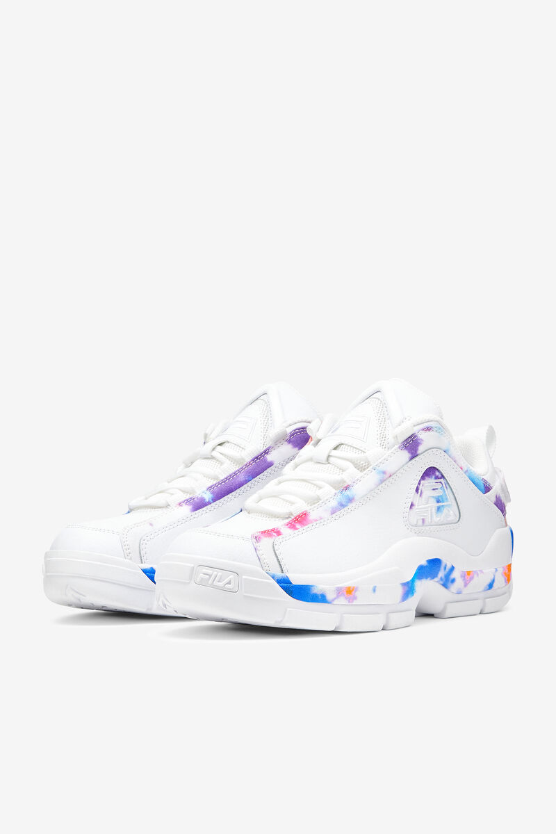 Fila Grant Hill 2 Tie Dye Low - Sneakers & Lifestyle | Fila White / White | aQOqszUiy91