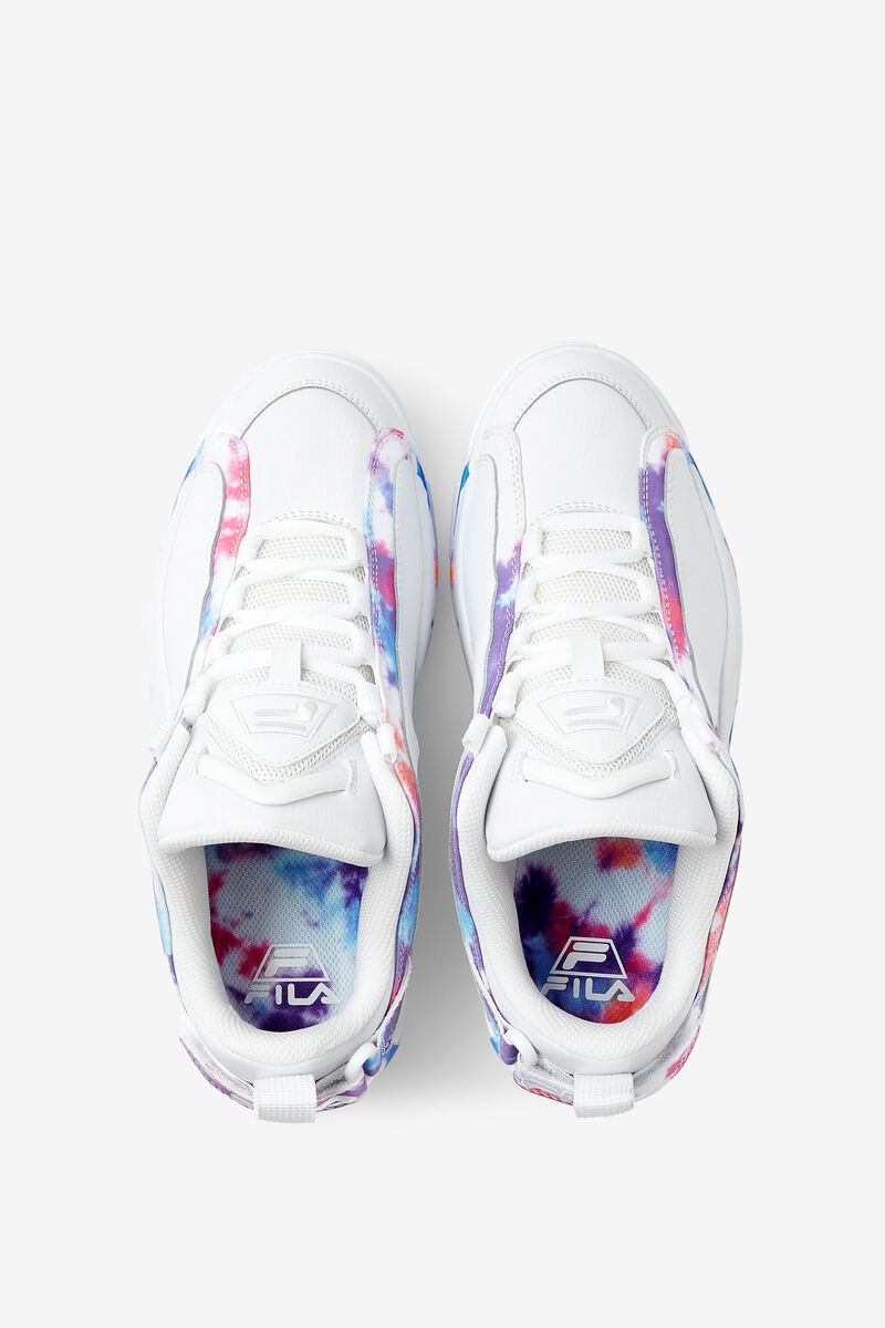 Fila Grant Hill 2 Tie Dye Low - Sneakers & Lifestyle | Fila White / White | aQOqszUiy91