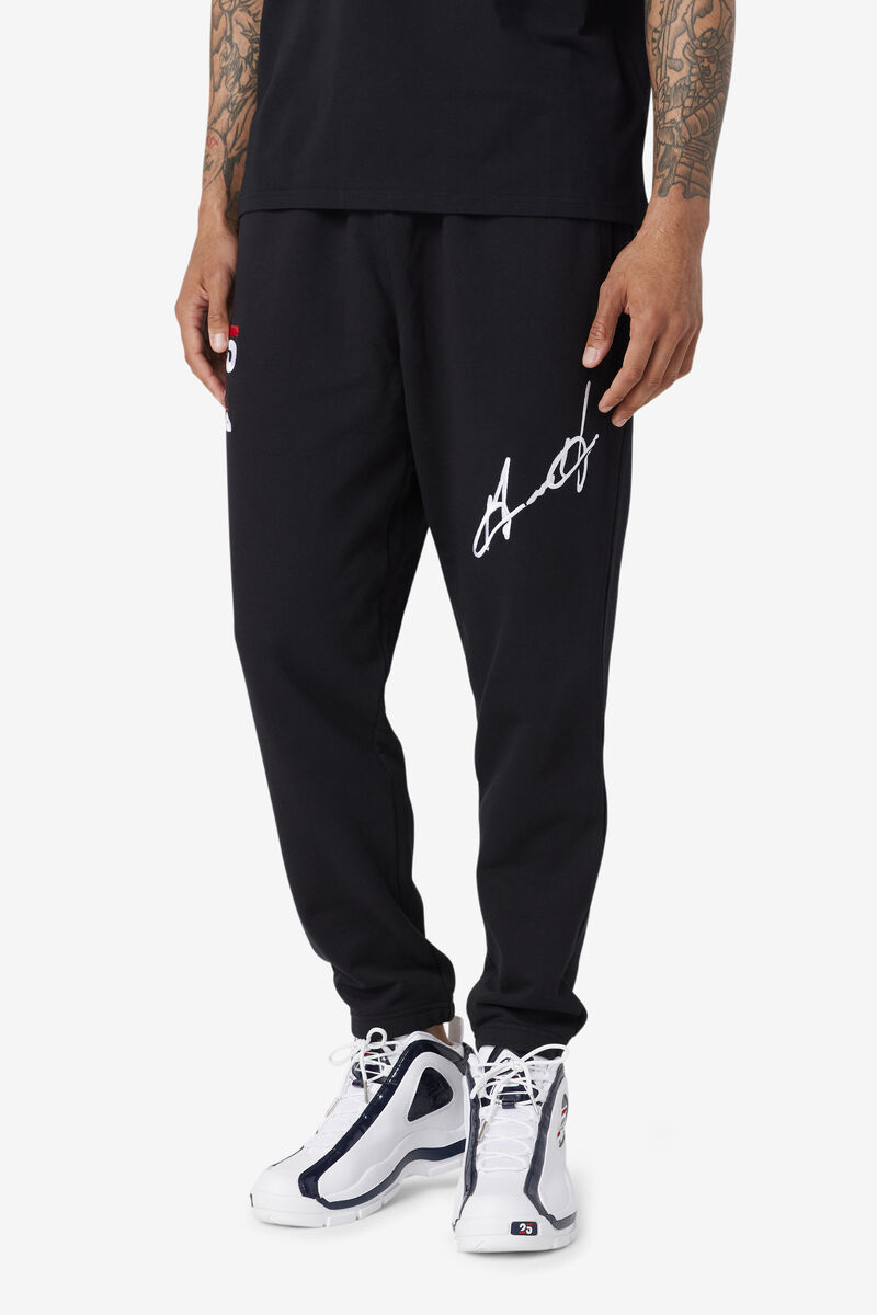 Fila Grant Hill Orson Pant Black | BUgInrz7BfA