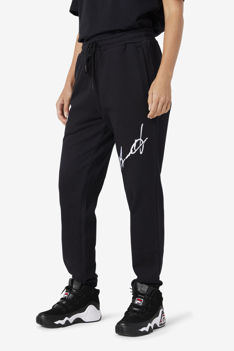 Fila Grant Hill Orson Pant Black | BUgInrz7BfA