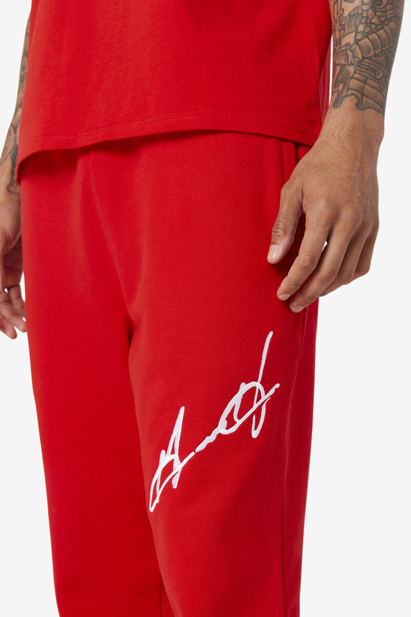 Fila Grant Hill Orson Pant Red | NmgJxUTBx7m