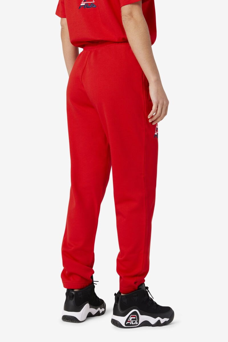 Fila Grant Hill Orson Pant Red | NmgJxUTBx7m