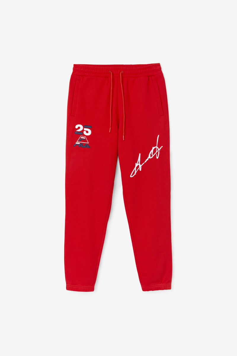 Fila Grant Hill Orson Pant Red | NmgJxUTBx7m