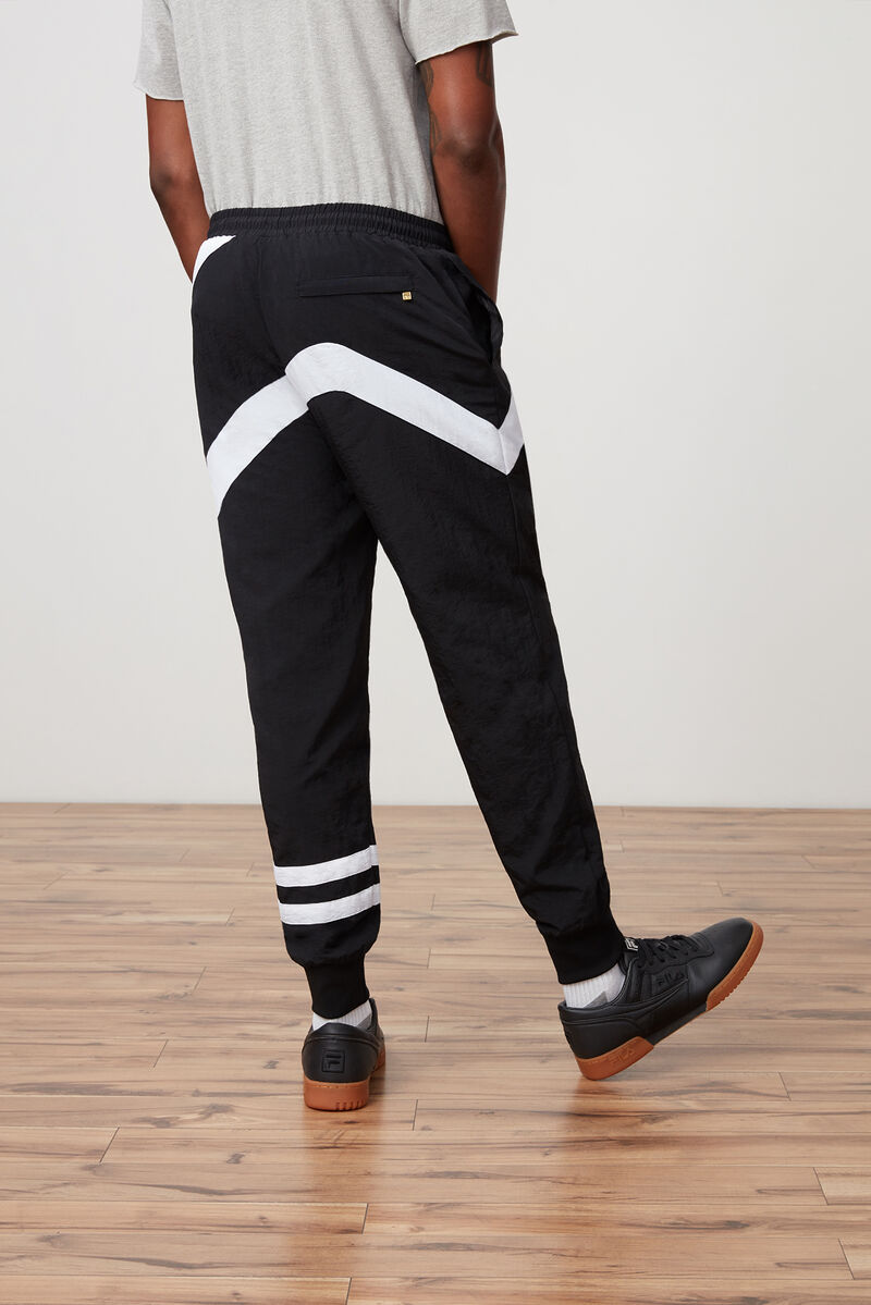 Fila Grant Hill Zenith Woven Pant Black / White / Black | MUtHd81MOlS