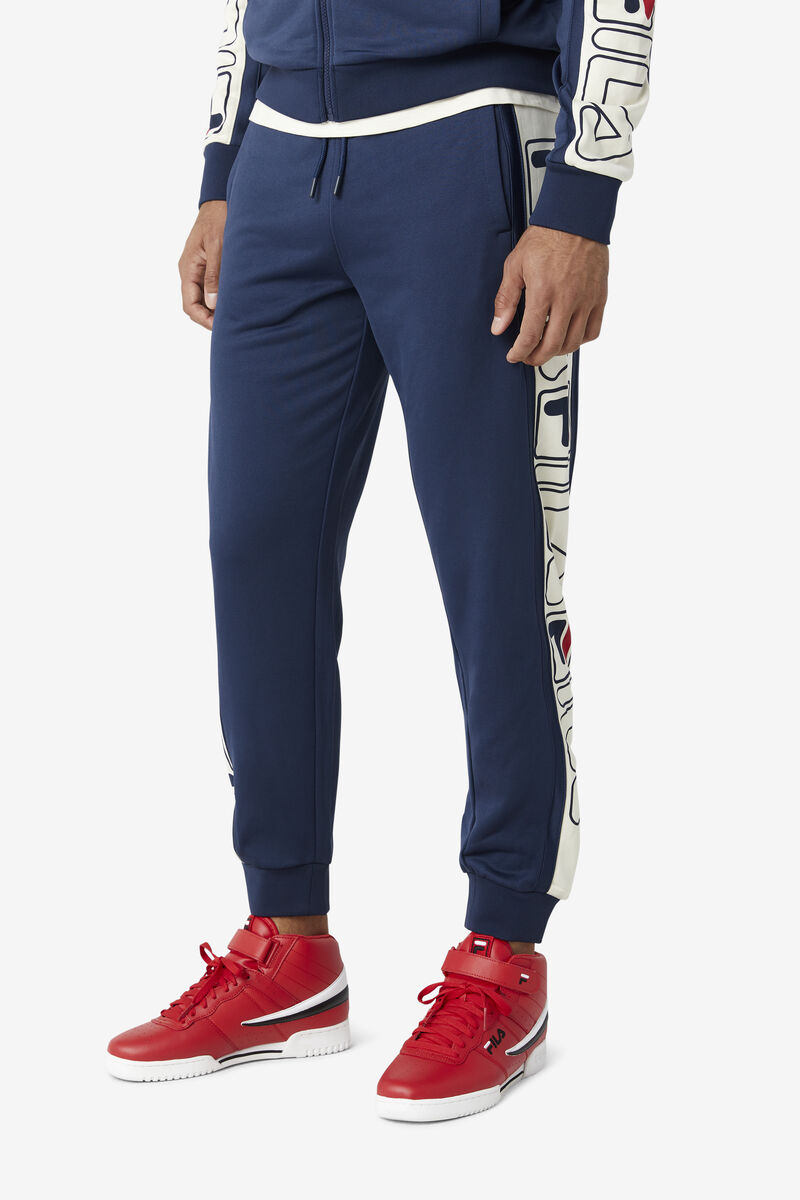 Fila Greene Pant Navy / Red | NZ4LWUJkmiE