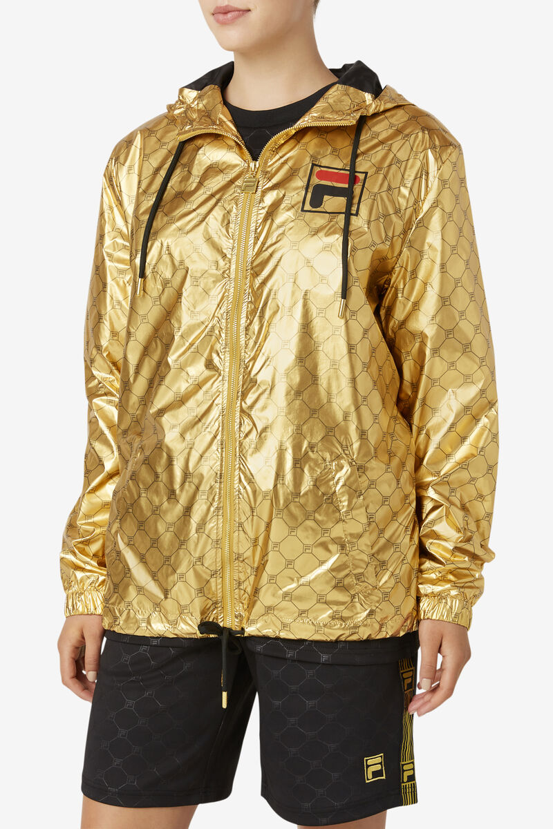 Fila Gustas Long Wind Jacket Gold | res3l4G9KU9