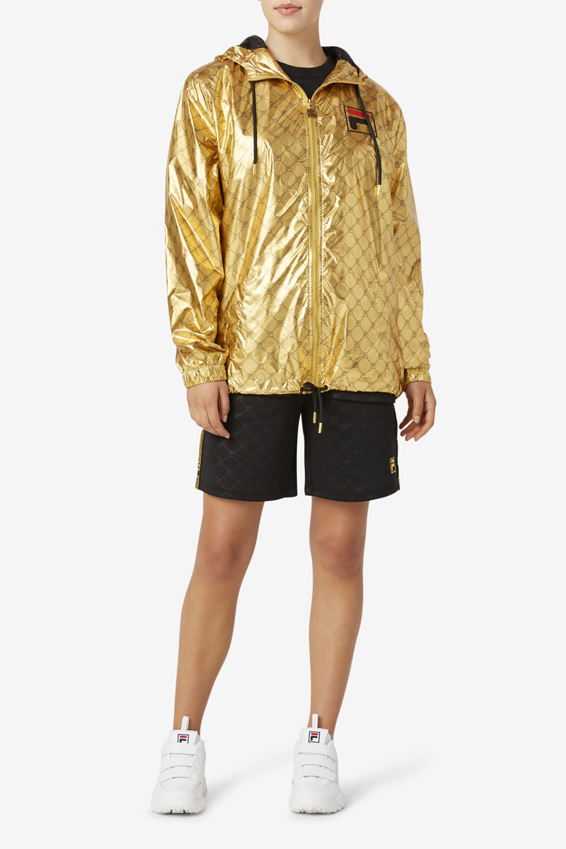 Fila Gustas Long Wind Jacket Gold | res3l4G9KU9