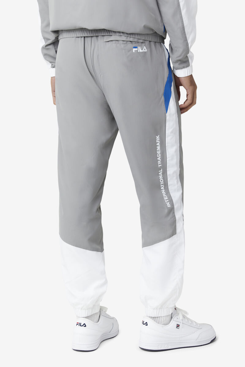 Fila Gustavo Pant Grey / White / Blue | 3VktVroWN7v