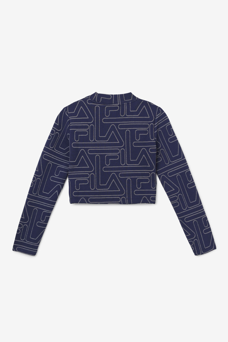 Fila Hamiska Long Sleeve Top Navy | WIe7BWwWTWm