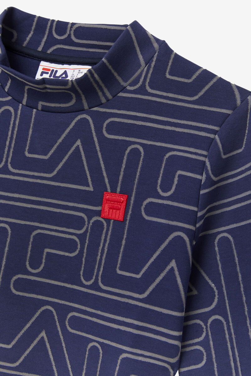 Fila Hamiska Long Sleeve Top Navy | WIe7BWwWTWm