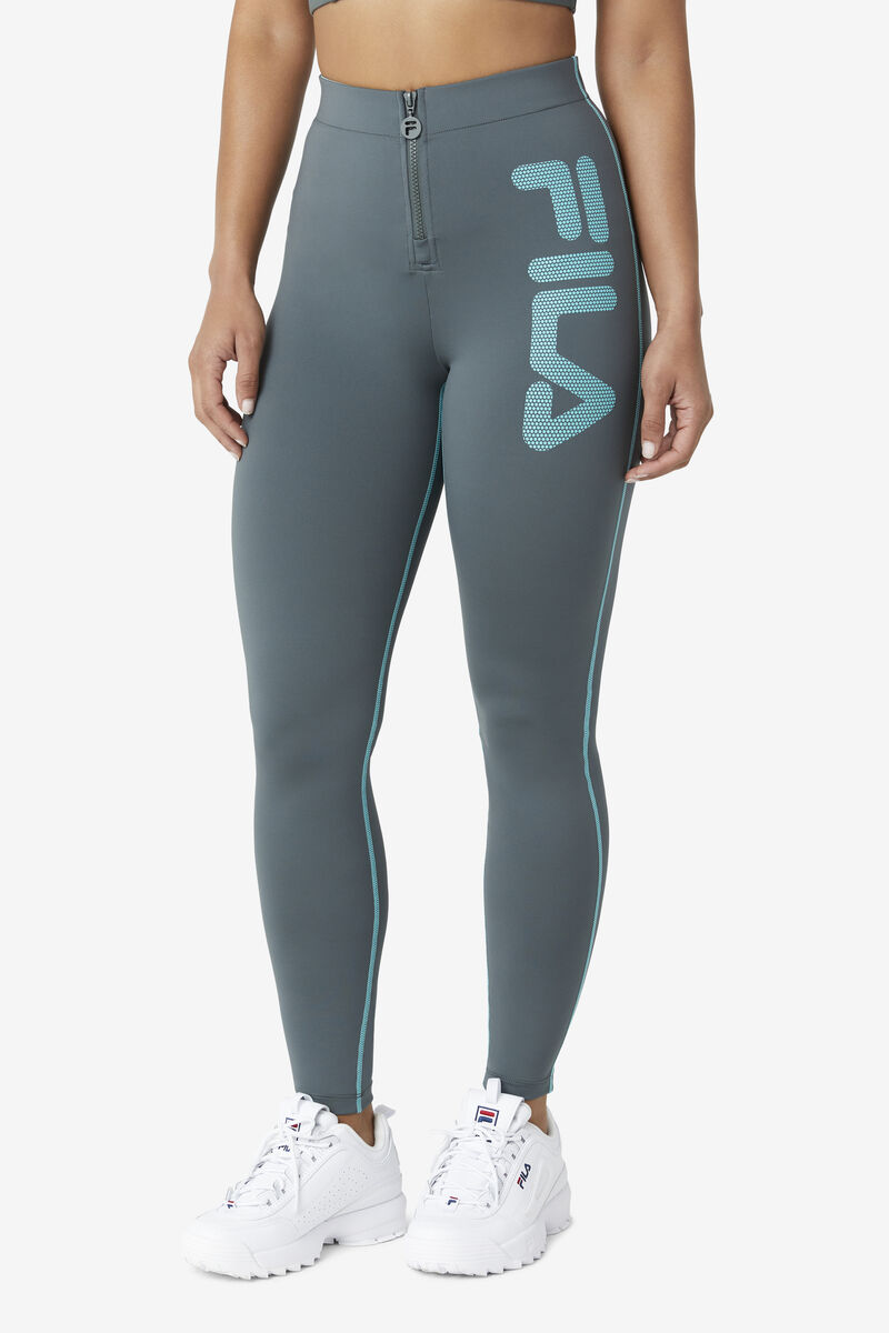 Fila Harleen High Rise Legging Blue Turquoise | GluLrsgtRtv