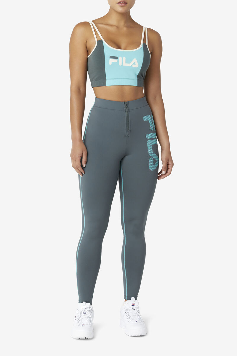 Fila Harleen High Rise Legging Blue Turquoise | GluLrsgtRtv