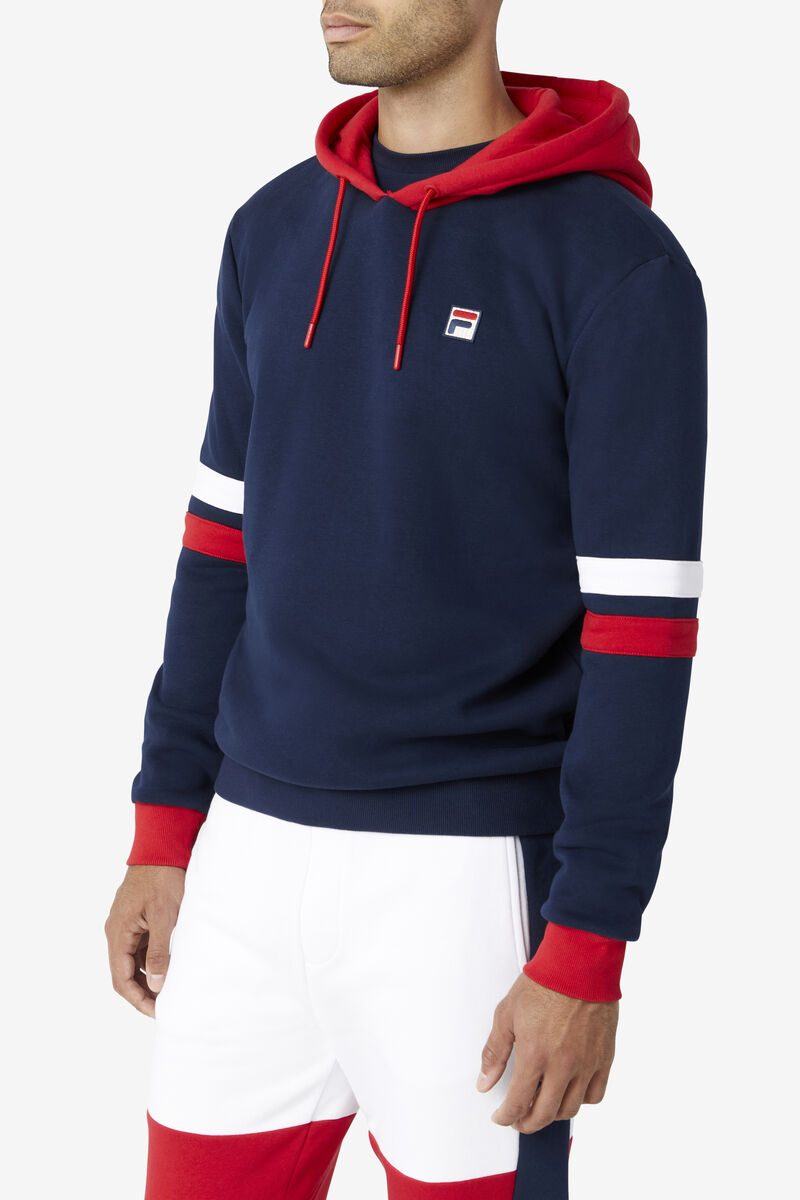 Fila Hurley Hoodie Navy / Red / White | BdOrVwWr2cw