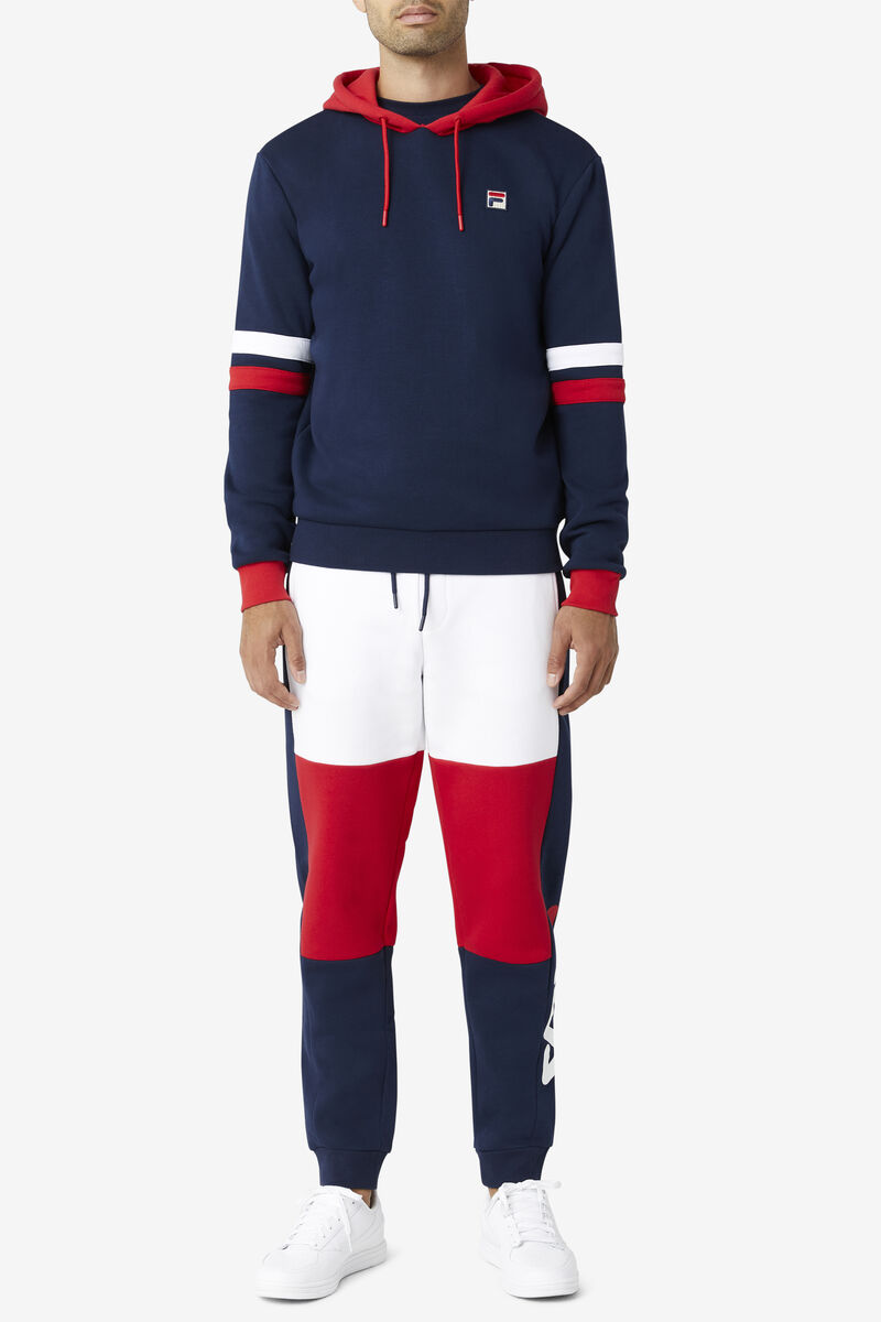 Fila Hurley Hoodie Navy / Red / White | BdOrVwWr2cw