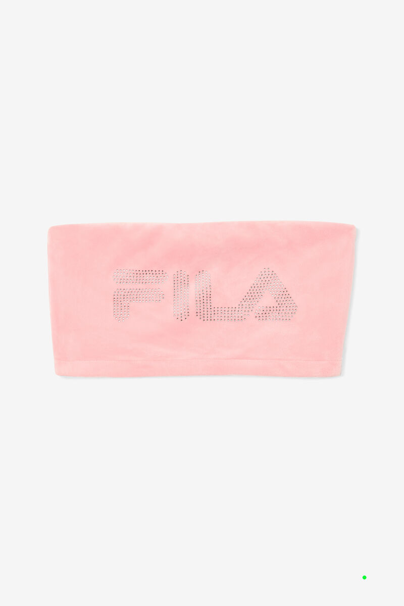 Fila Iman Bandeau Top Pink | HdYVTOQaU4r