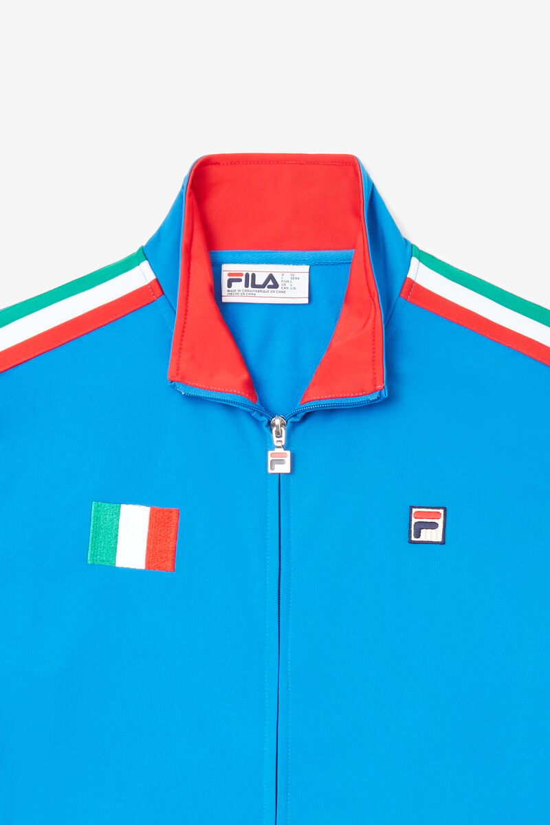 Fila Italy Track Jacket Blue / Red | Pwuwdwgkcf5