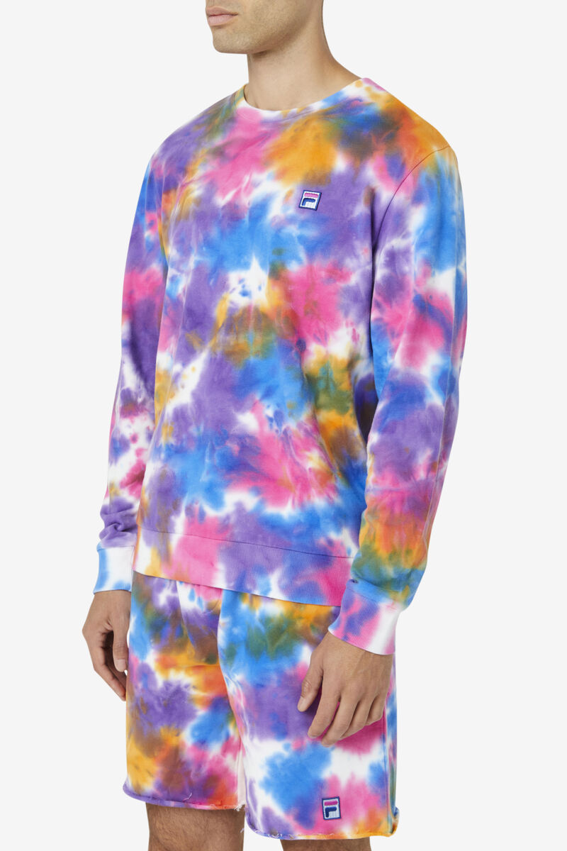 Fila Jamie Tie Dye Crewneck Sweater Multicolor | NuTwv7Ehoso