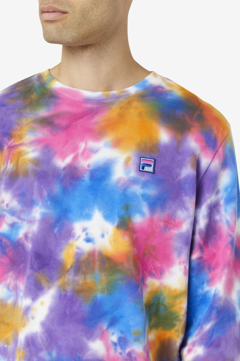 Fila Jamie Tie Dye Crewneck Sweater Multicolor | NuTwv7Ehoso