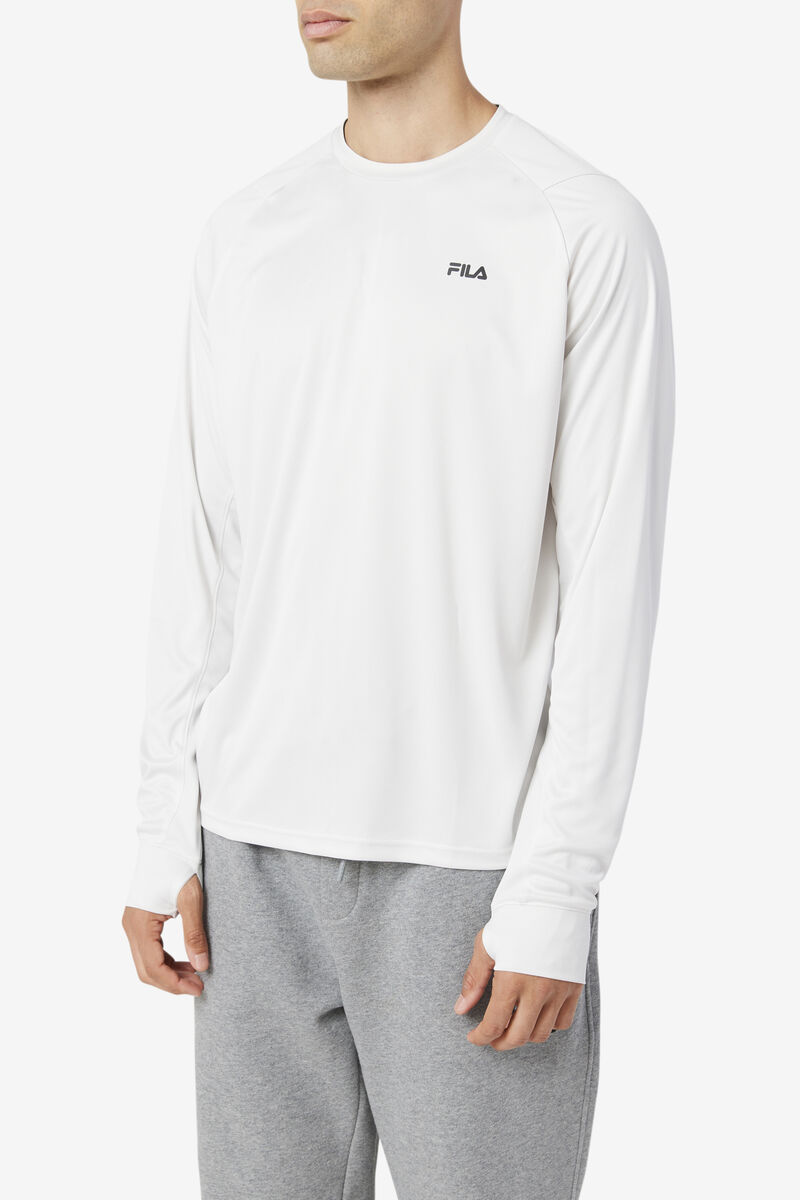 Fila Jazam Long Sleeve Crew Black | BylJe5Xo5Ak