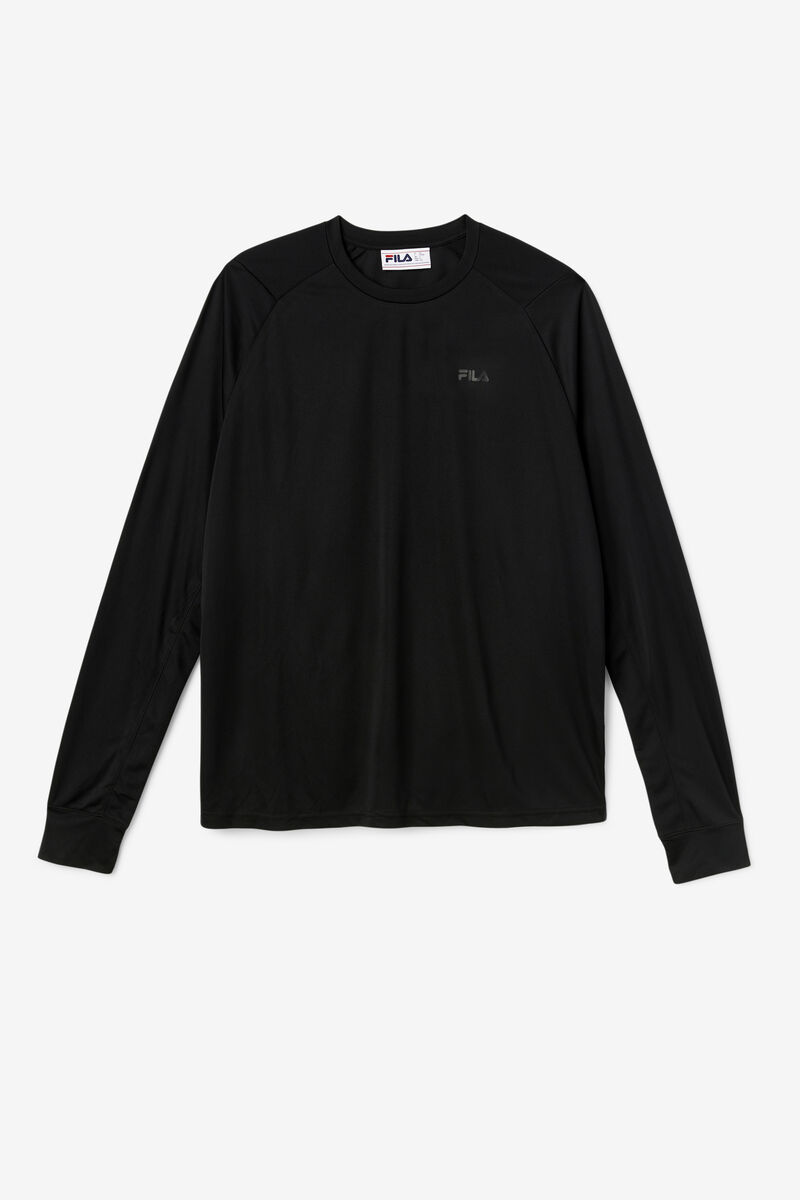 Fila Jazam Long Sleeve Crew Black | D7DONwZyzgf