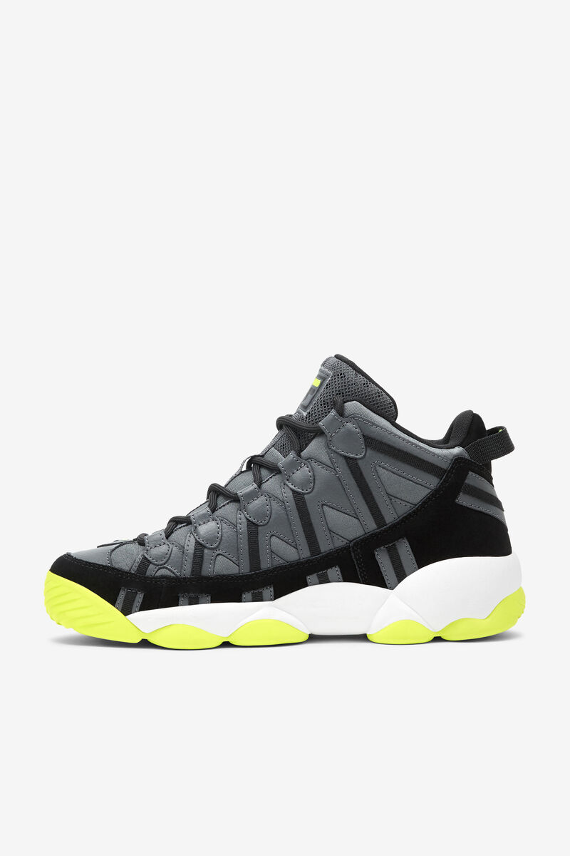 Fila Jerry Stackhouse Spaghetti Sneakers | Fila Dark Grey / Black / Yellow | QnIU7xPavLQ