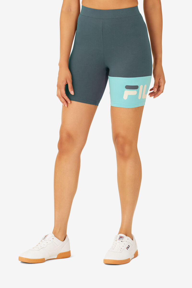 Fila Kaira Bike Shorts Blue Turquoise | Es3Lr3JlXWK